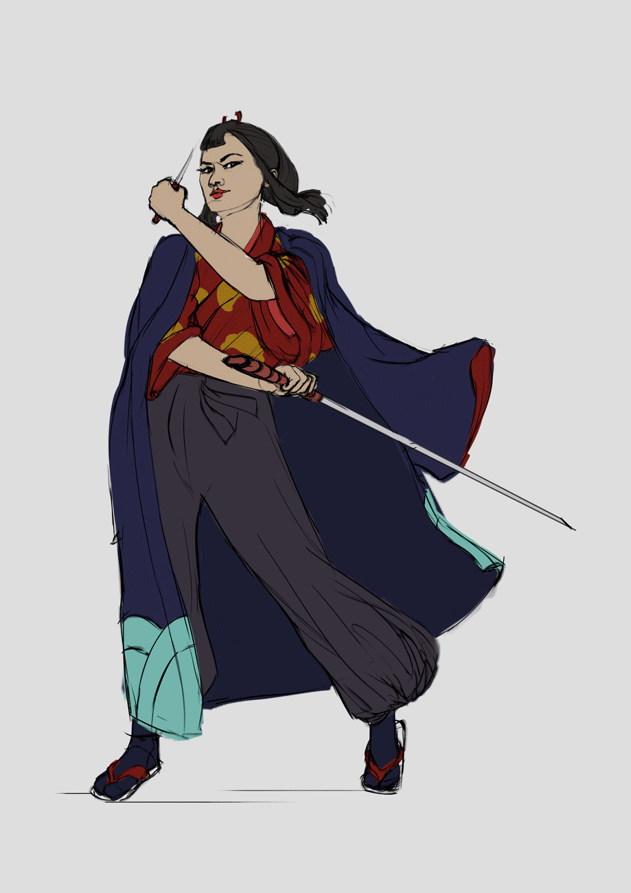 Dame Eboshi par Tchewi