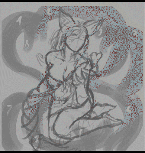 Une certaine renarde a neuf queues par EHRIO