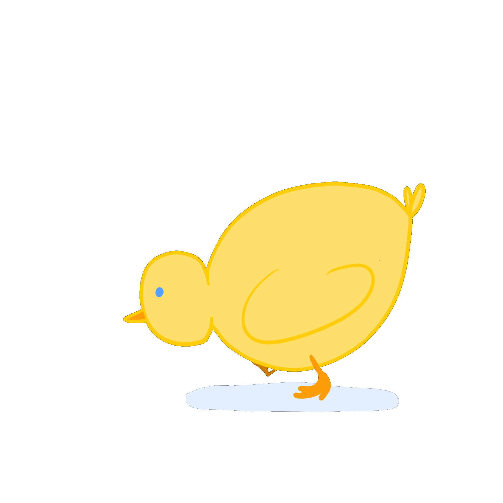 Petit poussin par Alice R