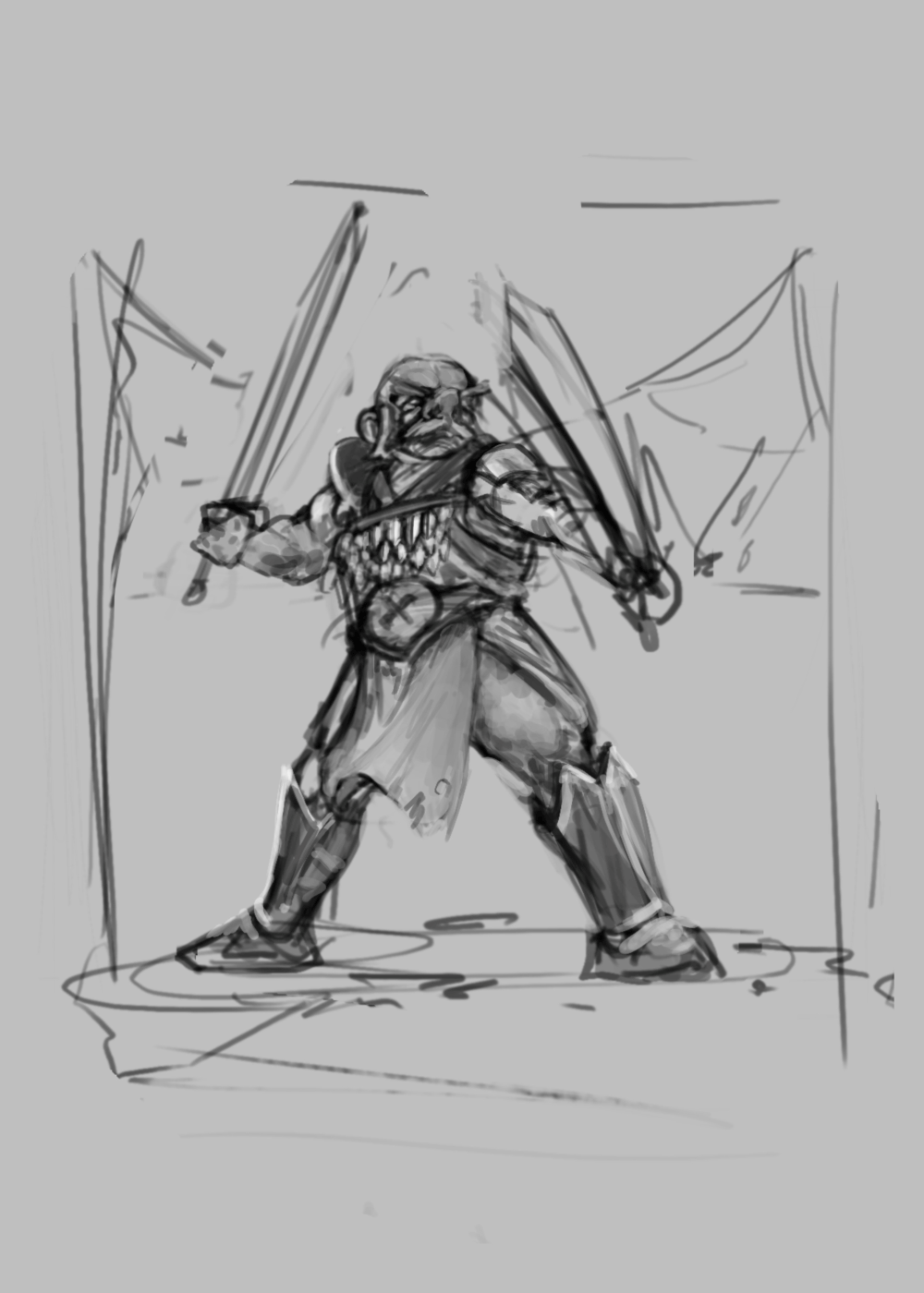 Dwarf gladiator par DavB