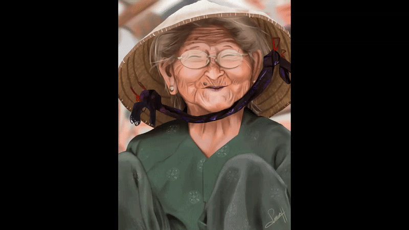 Portrait n°10 Obachan ! par smash_no_jutsu