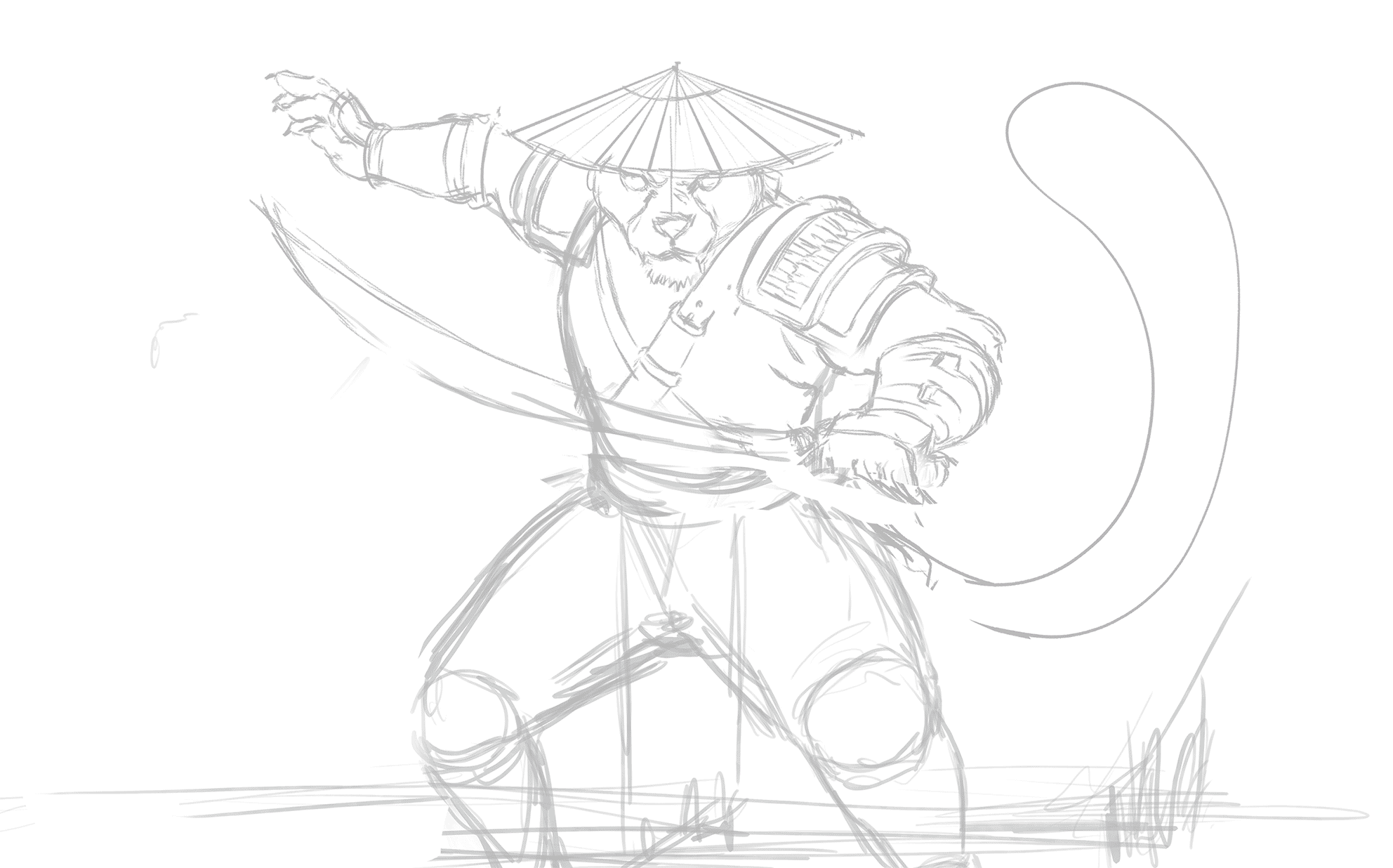 Tigre jungle warrior par Moscardino