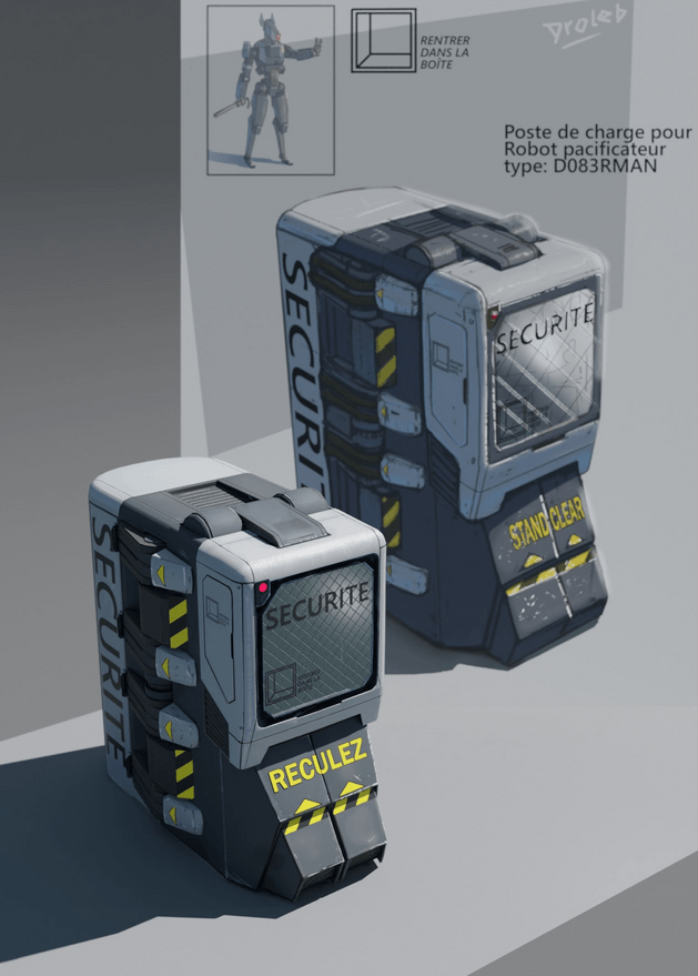 Concept arts projet en cours par droleb