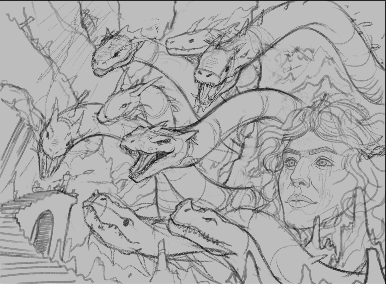 Hydre de Lerne - CHALLENGE #18 par adrienG