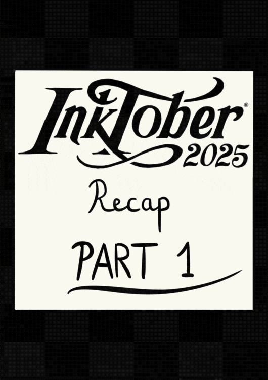 Inktober 2025 : récap' des mots 1 à 16 ! 🐭 par yurinomai