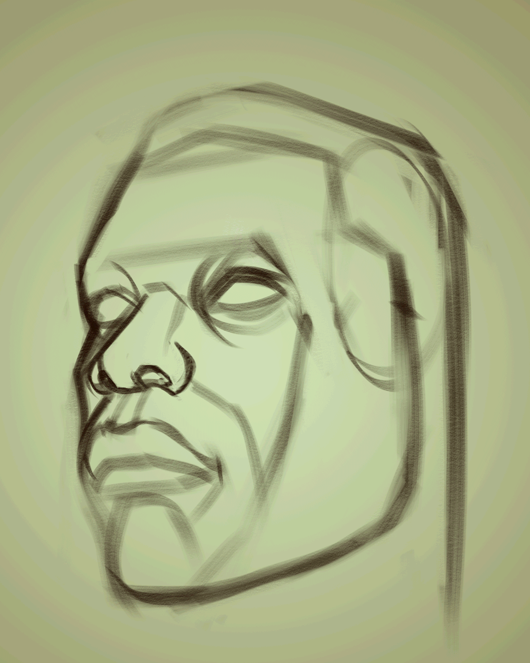 portrait de la nuit par WAWA