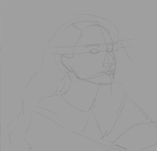 Etude portrait - Partie 3 par Maja