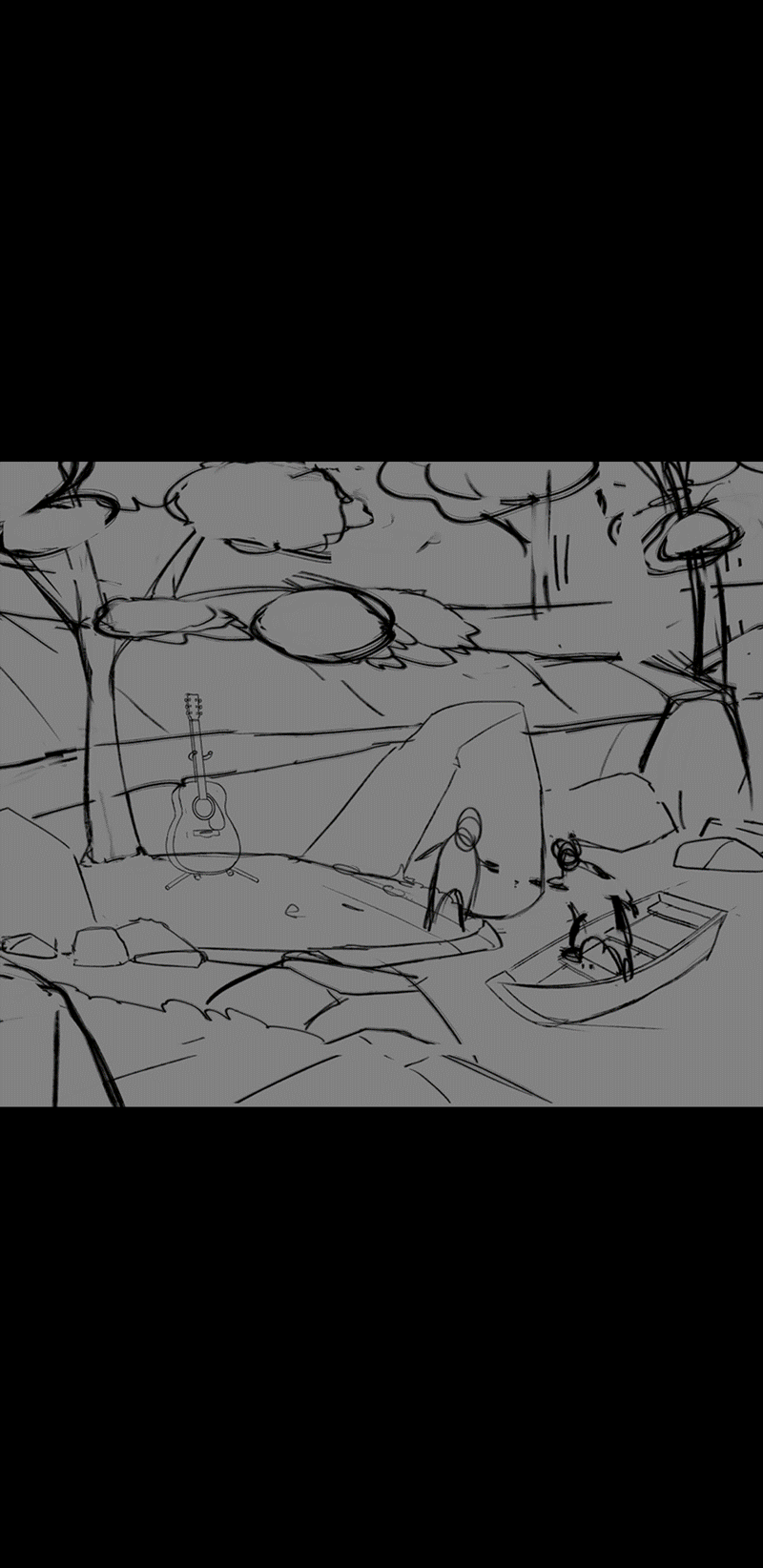 Guitare du lac par Chewig