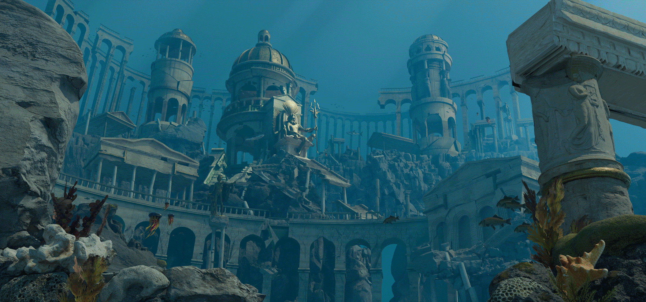 L'ATLANTIDE - CHALLENGE #18 par Maschu