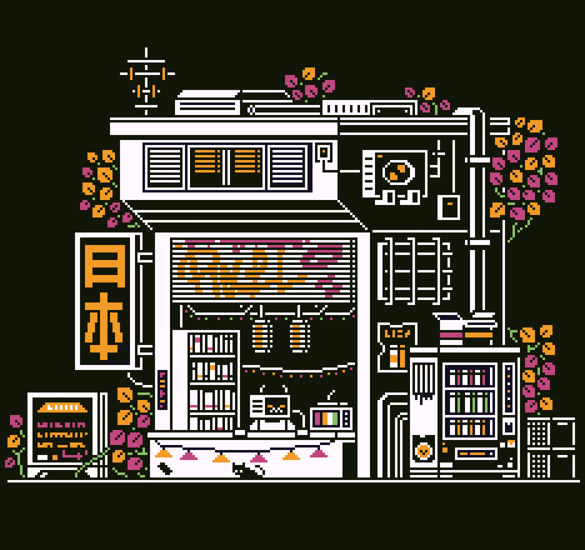 1bit Pixel art par Galacpixel