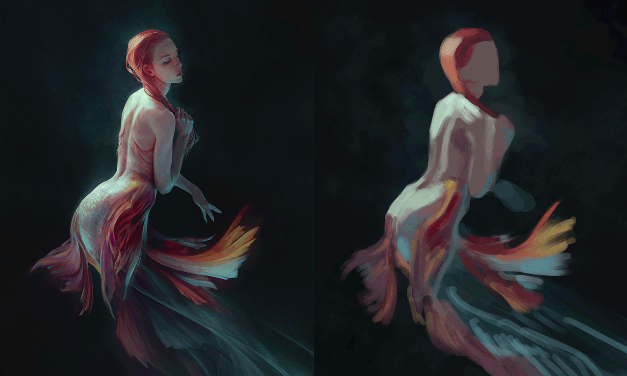 Etude de "Siren" de Christophe Young par Alma S.
