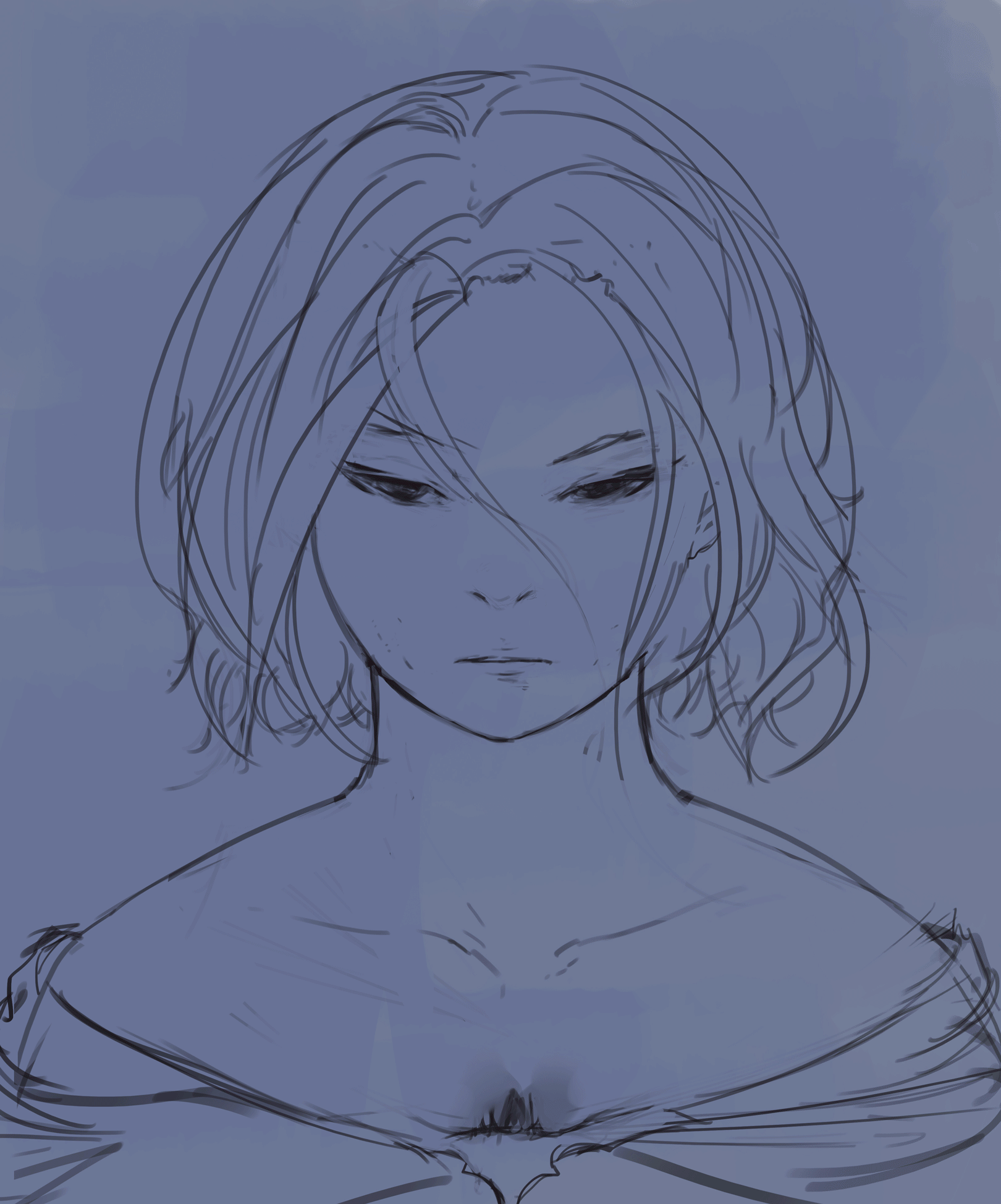 Juste un portrait par Xennor