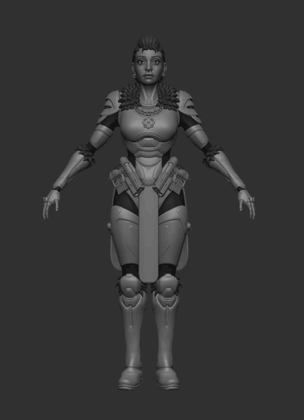 Eidolon - the Low gravity Wraith - par Paw