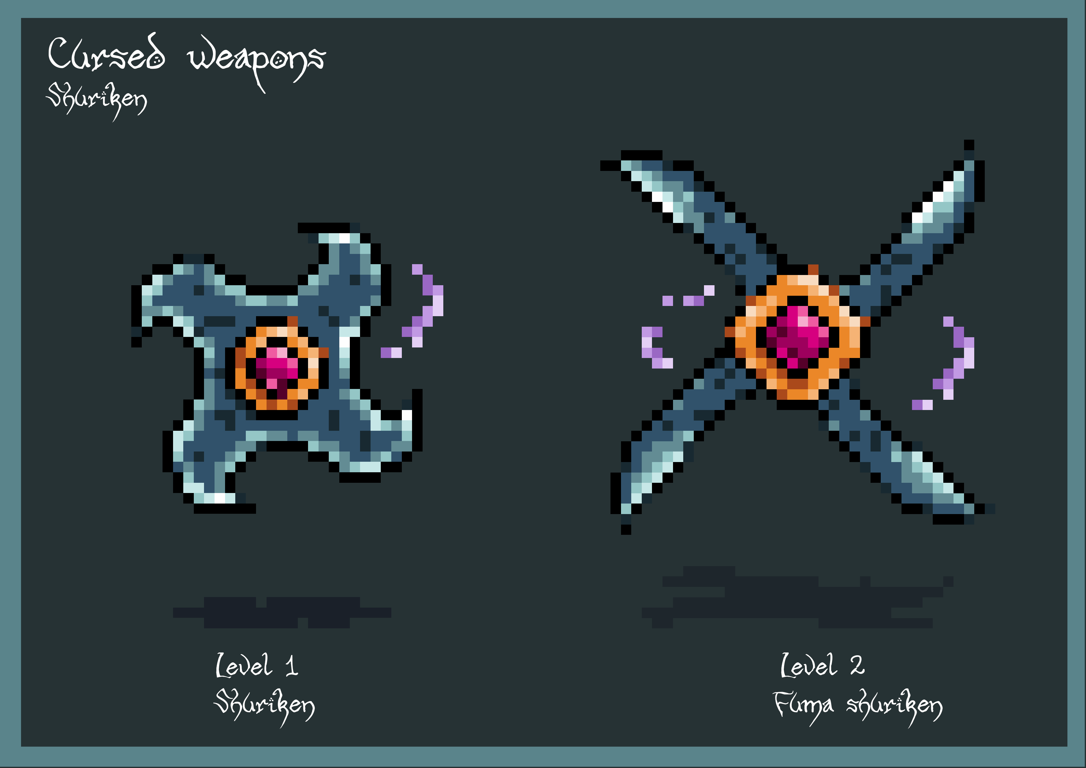 Wesprite_Cursed_presentation_anim_shuriken par TristanG