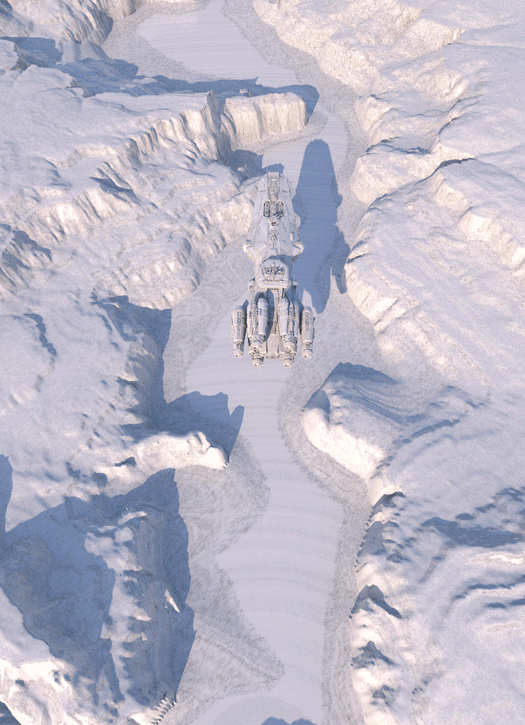 HIDDEN SPACESHIP par Entropy