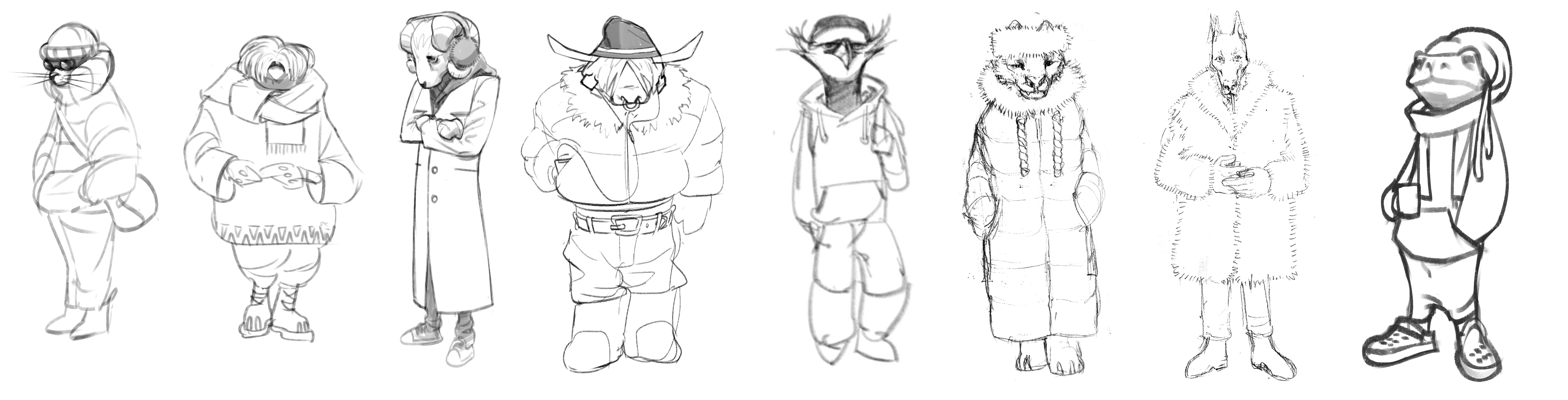 Winter At The Zoo ! par loosli_art