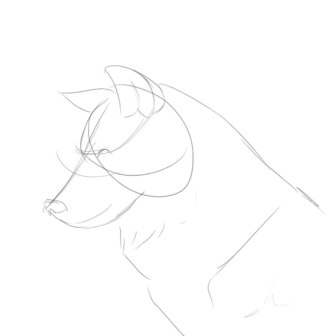 Gif wolf par marieartiste_exe